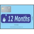 thumbnail image 3 of 10in x 3in 12 Month Magnet Boy Door Magnetic Sign Magnets Signs, 3 of 3