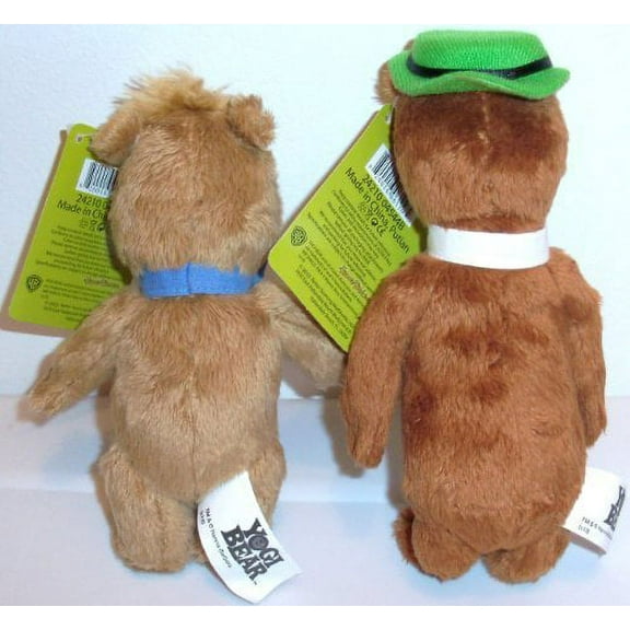 Yogi Bear 2010 Movie Boo Boo and Yogi Set of 8 Plush Bean Bag Toy Dolls