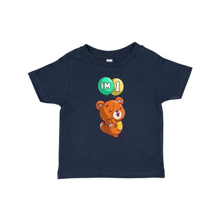 

Inktastic I m 1 Teddy Bear Gift Baby Boy or Baby Girl T-Shirt
