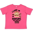 thumbnail image 3 of Inktastic Monkey I Love Hanging out with My Titi Boys or Girls Toddler T-Shirt, 3 of 5
