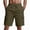A Army Green, variant on Mens Cargo Shorts Drawstring Elastic Waist Relaxed Fit Multi Pockets Stretch Casual Summer Outdoor Hiking Shorts,Sizes M-3XL