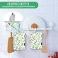 thumbnail image 4 of Yayeee Pot Holders Kitchen Heat Resistant with Pocket 7"x9.8" Cotton Oven Cooking Hot Pads, Green Leafy Pattern., 4 of 7
