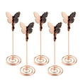 thumbnail image 1 of 5 Pcs Photo Clips Metal Table Number Holders Desktop Name Place Holders Menu Memo Clips for Wedding Banquet (Rose Gold), 1 of 7
