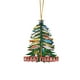 thumbnail image 2 of pstuiky Adorno navideño de acrílico para árbol de Navidad con colgante plano para aficionados a la pesca, 2 of 7
