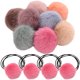 thumbnail image 2 of 12 piezas Pom Pom Camino la corbata Elástica Banda de cabello Ponytail Ponytains Cabeza para mujeres niñas, 2 of 6