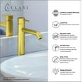 thumbnail image 3 of Lulani St. Lucia 1-Handle Single Hole Vessel Height Bathroom Faucet with Drain Assembly - Champagne Gold, 3 of 7