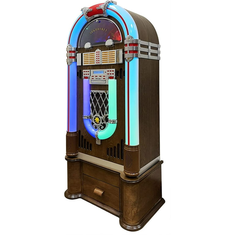 Arkrocket Saturn V Vintage Vinyl Record Player, Bluetooth