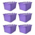 thumbnail image 2 of Contenedor Apilable de Uso Ligero Life Story 55 Cuartos Morado, 2 of 9