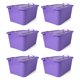 thumbnail image 2 of Contenedor Apilable de Uso Ligero Life Story 55 Cuartos Morado, 2 of 9
