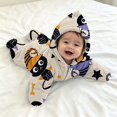 thumbnail image 3 of YunPes Baby Infant Starfish Onesie Funny Graphic Full Coverage Open Face Jumpsuit Newborn Halloween Cute Dress-Up Holiday Photography Outfit, 3 of 5