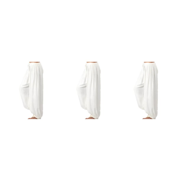 Qarigey Pantalones deportivos de pierna ancha para descansar, pantalones deportivos de talla grande para correr, ropa de playa para mujer, Type1 NO1