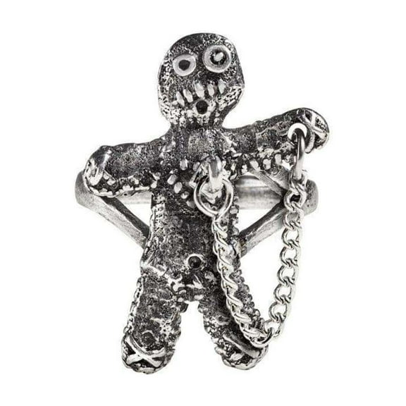 Alchemy Gothic Jewelry Voodoo Doll Ring