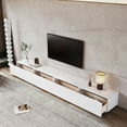 thumbnail image 6 of POVISON Modern Large Matte TV Stand, Long Media Console with 4 Drawers, White, 78.74" Fully-Assembled, 6 of 8