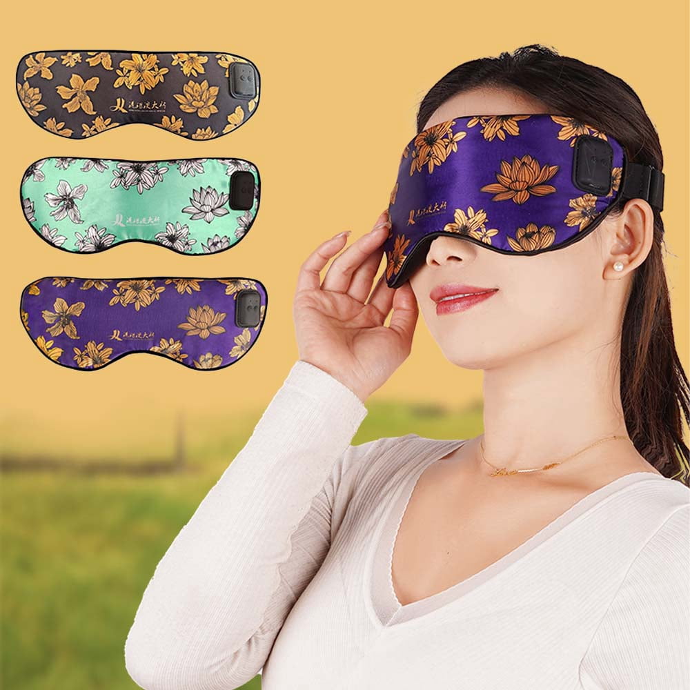 Silk Massage Heating Eye Mask Vibration