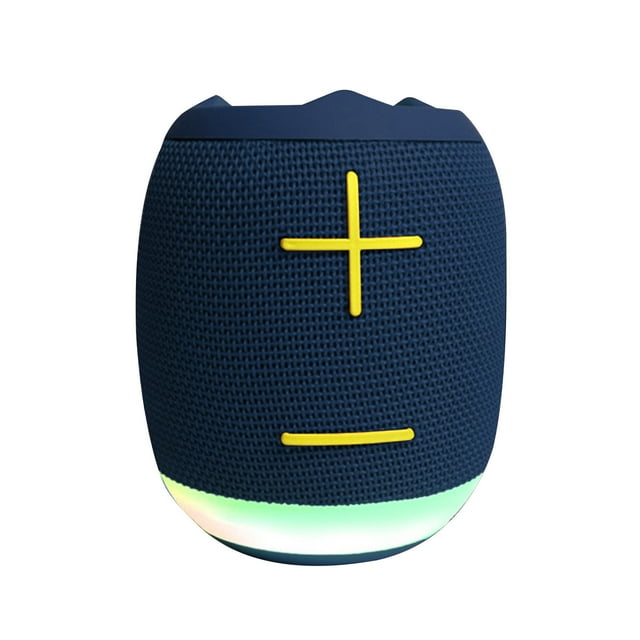 Altavoces Bluetooth Portátiles Nuevo Hogar Altavoz Bluetooth Wtih Luz de Color, Subwoofer de Tela Al Aire Libre, Sistema de Audio de Inserción de Tarjeta Portátil Altavoces Bluetooth Al Aire Libre