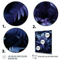thumbnail image 3 of Designart "Blue Ferns Indigo Calm II" Floral & Botanical Wall Decor, 3 of 5