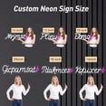 thumbnail image 6 of UPONRAY Single-line Custom Neon Signs with Lightning, Customizable USB-Powered & Dimmable LED Neon Light, Stylish Wall Decor as Gifts for Family, Lover, Friend, Cool White, 5 inch, 6 of 8