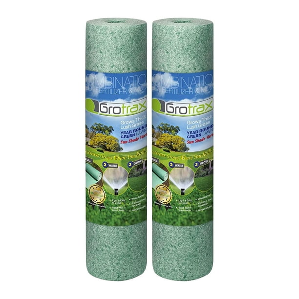 Grotrax Biodegradable 110 Sq Ft Big Roll Year Round Grass Seed Mat