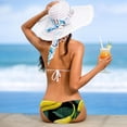thumbnail image 5 of Banana Swimsuit Women Bikini Set with Detachable Sponge and Adjustable Strap, Two-Pack, Beach Pool Vacation., 5 of 6