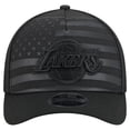 thumbnail image 2 of Men's New Era  Black Los Angeles Lakers Game Day Flag A-Frame 9FORTY Adjustable Hat, 2 of 6