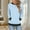 Light Blue, variant on ITSAME Hoodie for Womens, Pullover Long Sleeve Color Block Fashion Drawstring Hooded Tops Pink M