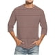 thumbnail image 1 of Camisas de Manga Larga para Hombres Imprimir Casual Cuello Redondo Blusa de Manga Corta, Camisas de Lino para Hombres, 1 of 4
