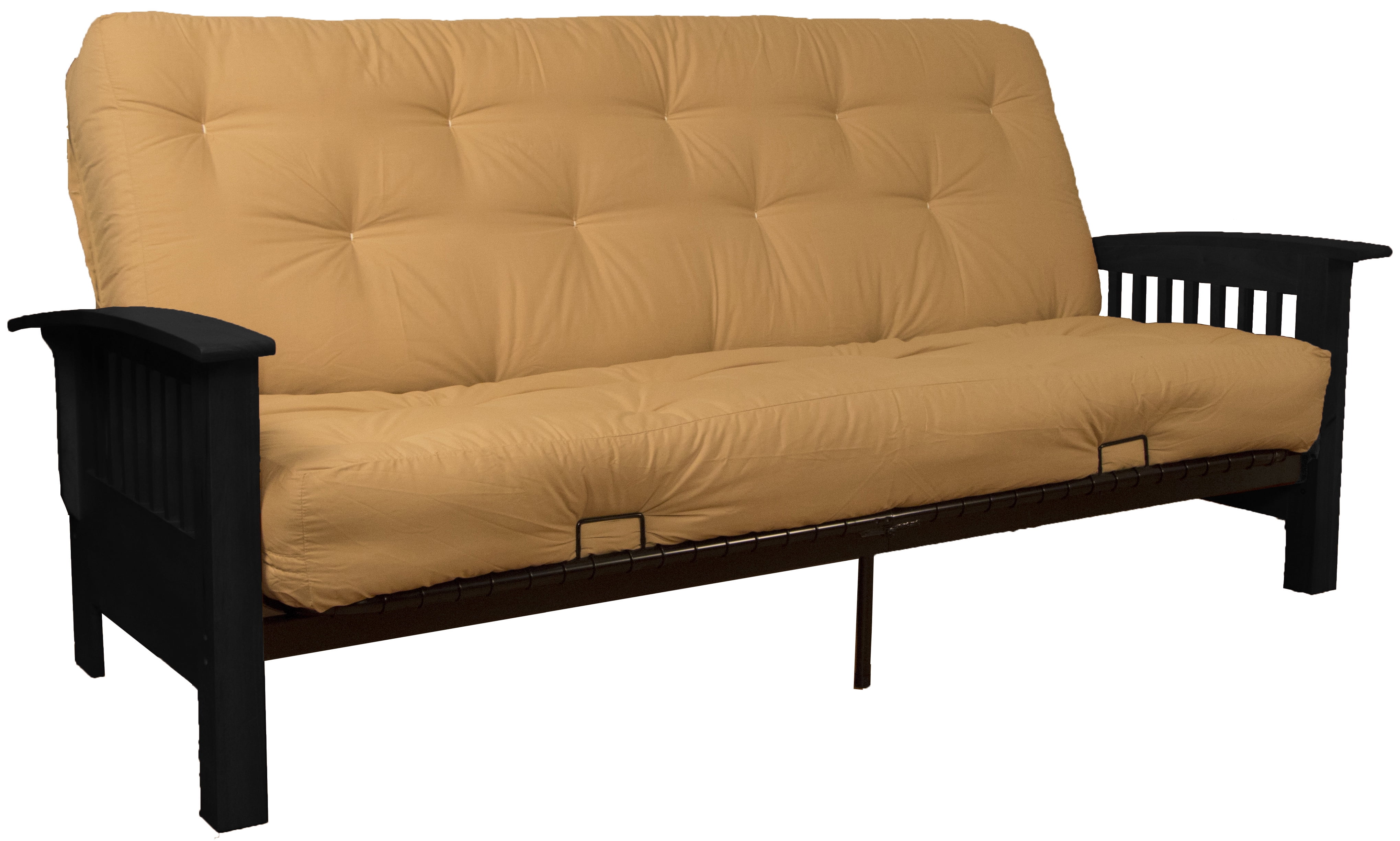 Morris Mission Style 10 Inch Loft Inner Spring Futon Sofa Sleeper