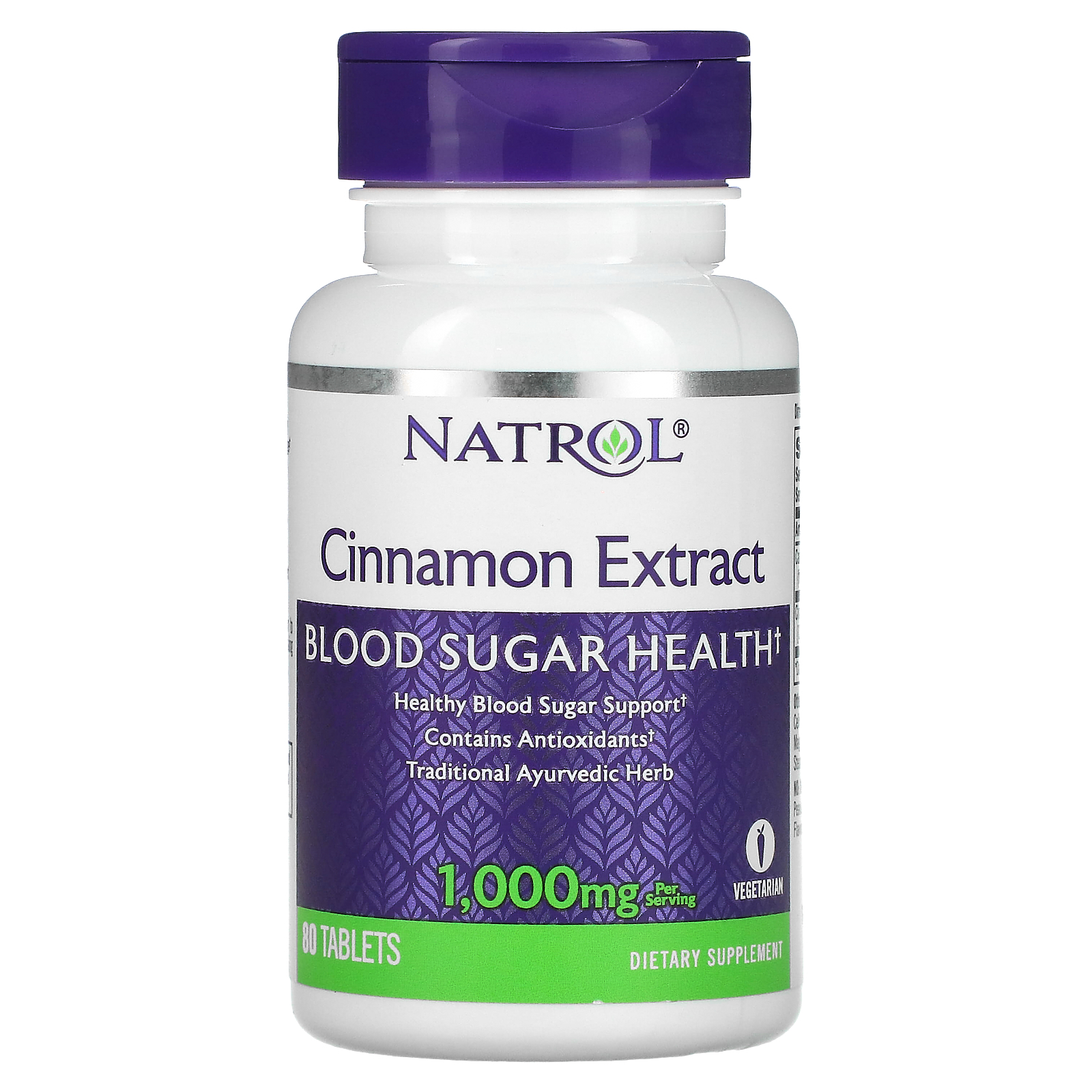 Natrol, Cinnamon Extract, 500 mg, 80 Tablets