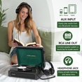 thumbnail image 4 of Reproductor de Vinilo TANLANIN Bluetooth con Parlantes Negro/Verde, 4 of 7