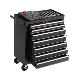 Ernst Manufacturing 10-Compartment Toolbox Trays – 2-Pack, Stackable, Fuel & Solvent Resistant, Fits Shallow Drawers (Made In USA)
