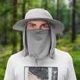 thumbnail image 4 of Chapeau de Soleil d'Été pour Hommes, Visière de Randonnée, Pêche, Anti-UV, Large Bord, 4 of 4
