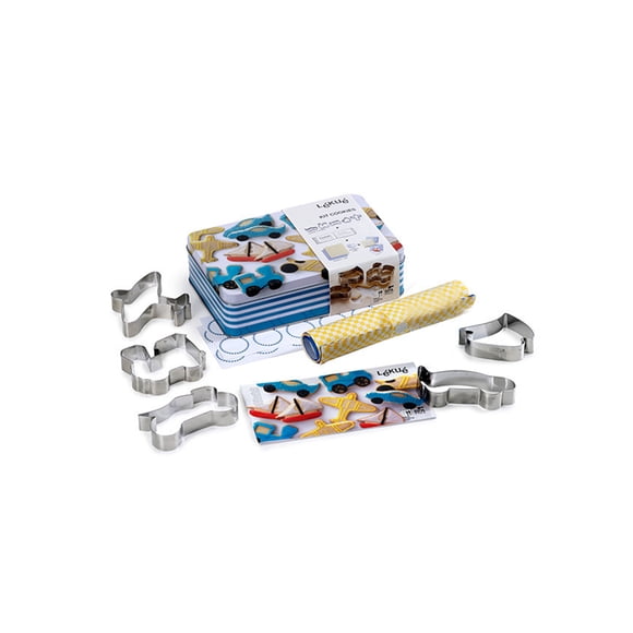 Kit Para Galletas en Forma de Transportes Lékué 3000027SURM017