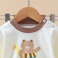 thumbnail image 7 of HCNTES Toddler Little Boy Girl Hooded Sweatsuit Outfits Long Sleeve Sweatshirt Jogger Fall Winter Clothes Set(Brown&2,2-3 Years), 7 of 7