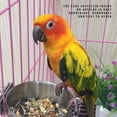 thumbnail image 3 of Billuyoard Cuenco para jaula de mascotas, alimentador de gallinero para mascotas de acero inoxidable, cuenco para jaula de pájaros desmontable colgante Suministros para pájaros 14*6cm Billuyoard PT000139-03, 3 of 6