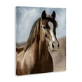 thumbnail image 4 of Stupell Industries Brown Horse Closeup Animals Painting Wrapped Canvas Art Print Wall Art, 24 x 30, 4 of 8