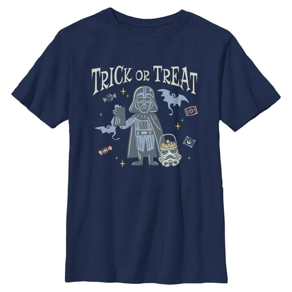 Boys Star Wars Trick Or Treat Lord Darth Vader T Shirt