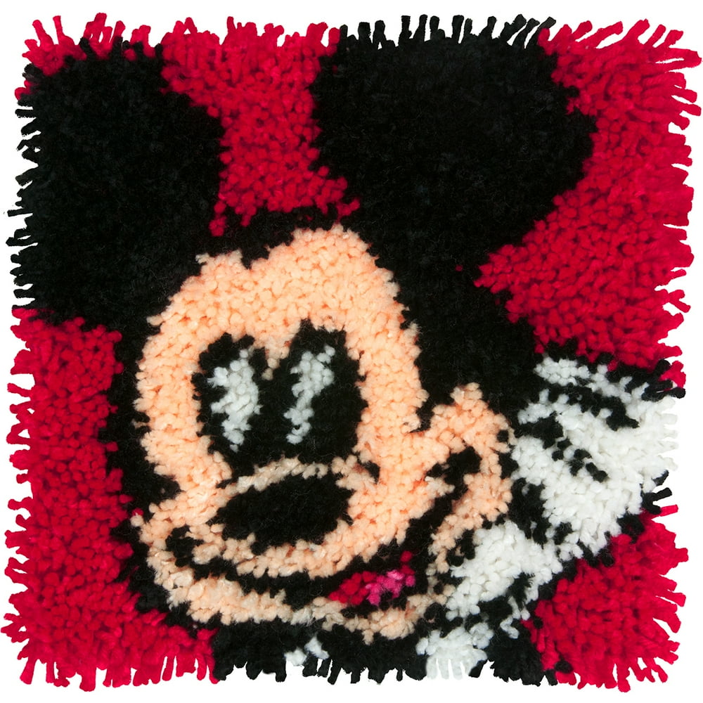 Dimensions Disney Latch Hook Kit 12"X12"Mickey Mouse