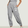 thumbnail image 1 of Womens Jogging Pants Casual Sweatpants With Pocket Elastic Waist Pants For Workout Running, 1 of 7