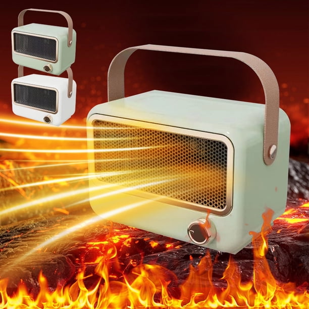 Ganfancp Calefactor de Sobremesa 1000W Calefactor de Sobremesa Doméstico para Calefacción Calefactores Portátiles de Oficina y Dormitorios Ofertas Flash 1* Calentador de Sobremesa 1* Manual de Instru