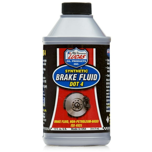 Lucas Oil Liquide de Frein 10827 Simple; Bouteille de 12 Onces; Point 4; à Base d'Éther de Glycol