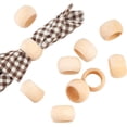 thumbnail image 1 of 10 servilleteros de madera, redondos, estilo rústico., 1 of 6