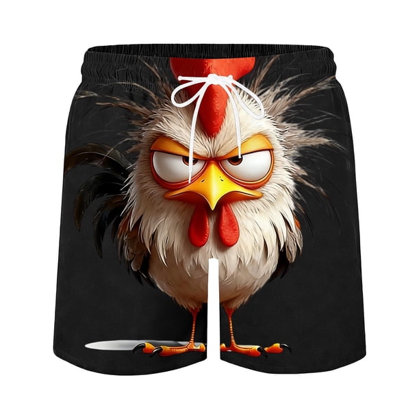 Pantalones de Cintura Elásticos con Cordón para Playa Y Natación, Tejido de Poliéster Ligero Y Transpirable para Uso Casual Y de Ocio