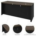 thumbnail image 6 of Atlin Designs Contemporary 5 Piece Wood U Shaped Computer Desk in Antigua/Black, 6 of 11