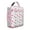 Pink-32, variant on Jungle Leaves Insulated Lunch Bag – Exotic Floral Tropical Design with Palm Leaf and Monstera Print, Durable Waterproof Thermal Cooler Tote for Summer Beach & Outdoor Adventures