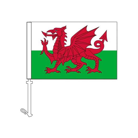 Wales - Drapeau de Voiture