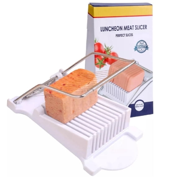 Stainless Steel Food Slicer, Egg Cutter and Soft Food Slicing Tool for Luncheon Meat, Cheese and Fruit, TIKA