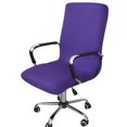 thumbnail image 1 of 3 Size Stretchy Computer/Office Chair Cover with Zipper (Small, Purple), 1 of 3