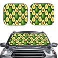 thumbnail image 2 of Vsdgher Avocado Print Car Windshield Sun Shade, Reflective Sunshade Window Sunshade Sun Visor Protector Fit for Cars,Trucks,SUVs-Small, 2 of 6