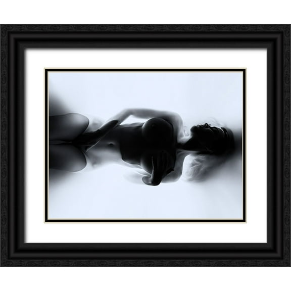 Borovskikh, Denis 14x12 Black Ornate Wood Framed with Double Matting Museum Art Print Titled - Prime