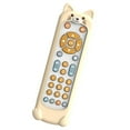 thumbnail image 3 of Control remoto de música para TV, juguetes remotos para niños y bebés, juguete remoto realista para TV para niños pequeños para niñas y niños de 6 a , Estuche Blanco Estuche Blanco y Gato Hugo juguetes para masticar durante la dentición, 3 of 10